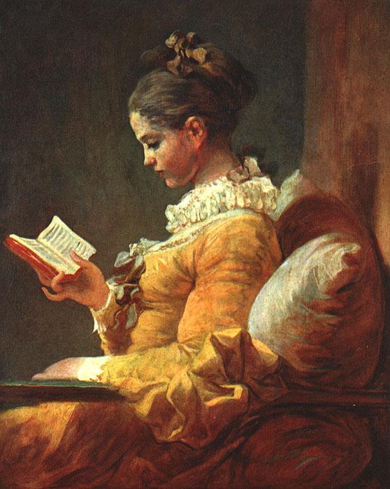 Jean-Honore Fragonard Young Girl Reading Germany oil painting art